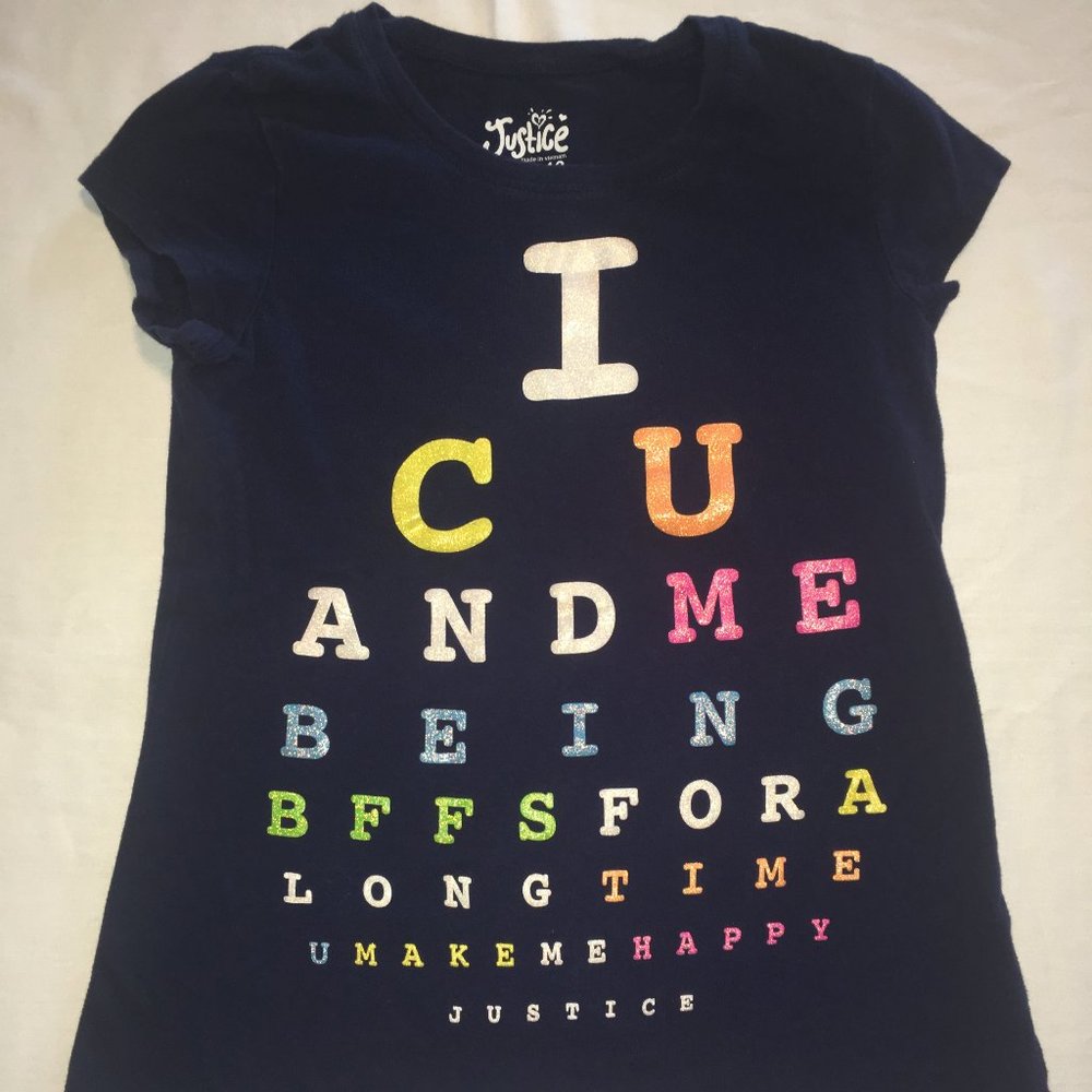 Justice Best Friends Short Sleeve Size 12